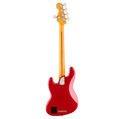 Fender American Ultra II Jazz Bass V Akçaağaç Klavye Sinister Red 5 Telli Bas Gitar